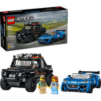 LEGO Speed Champions Jaguar Project 7 & Land Rover Defender, Juegos de construcción Juego de construcción, 10 año(s), Plástico, 740 pieza(s), 863 g