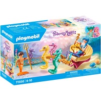 PLAYMOBIL Princess Magic Habitantes del mar con carruaje de caballito de mar, Juegos de construcción 