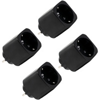 Shelly Plug M Gen3, Toma de corriente con interruptor negro