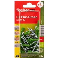 fischer SX Plus Green 5x25 S K 20, 567859, Pasador verde