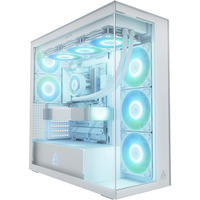 ARCTIC Xtender VG (White) Midi Tower Blanco, Cajas de torre blanco, Midi Tower, PC, Blanco, EATX, Metal, Vidrio templado, Juego