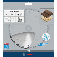 Bosch 2 608 837 700 hoja de sierra circular 18,4 cm 1 pieza(s) Madera, 18,4 cm, 1,6 cm, 1 mm, 7900 RPM, 1,6 mm
