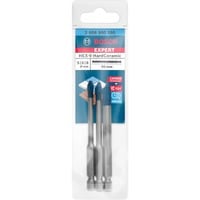 Bosch 2 608 900 595 broca Broca de centrar 3 pieza(s), Conjuntos de brocas Taladro, Martillo perforador, Broca de centrar, 90 mm, Vidrio, Cerámica dura, Teja, Baldosa blanda, Piedra, Azulejo, Vástago hexagonal, Acero inoxidable