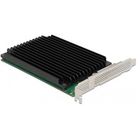 DeLOCK 90054 tarjeta y adaptador de interfaz Interno M.2 PCIe, M.2, PCIe 4.0, Negro, PC, Pasivo