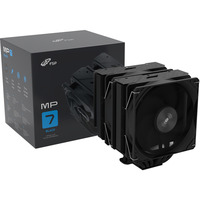 FSP MP7 Negro, Disipador de CPU negro, Refrigerador de aire, 12 cm, 800 RPM, 1800 RPM, Negro