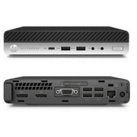HP EliteDesk 800 G4 DM Reacondicionado, Mini-PC  negro/Plateado