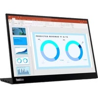 Lenovo ThinkVision M14d Monitor, Monitor LED negro, 35,6 cm (14"), 2240 x 1400 Pixeles, 2.2K, LED, 8 ms, Negro