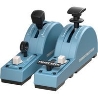 Thrustmaster TCA Quadrant Add-On Airbus Edition Negro, Azul Simulador de Vuelo PC, Schubregler Azul-gris/Negro, Simulador de Vuelo, PC, Negro, Azul, Windows 10, Windows 8, 45 mm, 225 mm