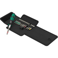 Wera Kraftform Kompakt 838 RA S Imperial Set 1, con función de trinquete, Conjuntos de bits negro/Verde