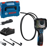 Bosch GIC 12V-5-27 C PROFESSIONAL cámara de inspección industrial 8,3 mm Sonda dócil flexible IP67, IP54, Cámaras de inspección azul/Negro, 1280 x 720 Pixeles, 12,7 cm (5"), 75°, 8,3 mm, Sonda dócil flexible, Negro, Azul