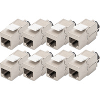 Digitus DN-93617-8, Módulo Keystone plateado