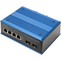 Digitus Industrial Gigabit Ethernet PoE 4+2 puertos, Interruptor/Conmutador 