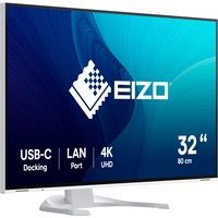 EIZO FlexScan EV3240X-WT LED display 80 cm (31.5") 3840 x 2160 Pixeles 4K Ultra HD LCD Blanco, Monitor LED blanco, 80 cm (31.5"), 3840 x 2160 Pixeles, 4K Ultra HD, LCD, 5 ms, Blanco