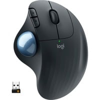 Logitech ERGO M575 Ratones, Trackball grafito, mano derecha, Trackball, RF Wireless + Bluetooth, 2000 DPI, Grafito