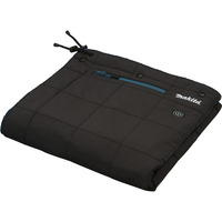 Makita DCB200A manta eléctrica y almohadilla Negro Poliéster, Mantas eléctricas negro/Azul, 700 mm, 1400 mm, 581 g, Poliéster, Lavado a máquina, 1,36 kg