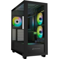 Sharkoon Rebel C60 RGB, Cajas de torre negro