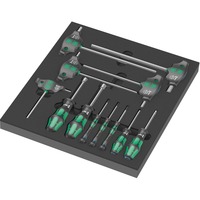 Wera Inserto de espuma juego de destornilladores hexagonales 1, 12 piezas negro/Gris