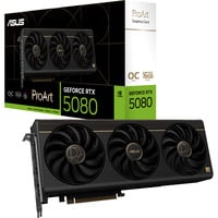 ASUS ProArt -RTX5080-O16G NVIDIA GeForce RTX 5080 16 GB GDDR7, Tarjeta gráfica GeForce RTX 5080, 16 GB, GDDR7, 256 bit, 7680 x 4320 Pixeles, PCI Express 5.0