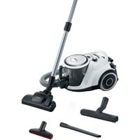 Bosch Serie 6 BGC41XALL aspiradora 2,4 L Secar 700 W Sin bolsa, Aspiradora de suelo blanco, 700 W, Secar, Sin bolsa, 2,4 L, 68 dB, Blanco