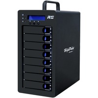 HighPoint RocketStor 6438TS External SAS/SATA RAID Tower, Caja de unidades negro