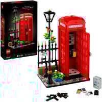 LEGO Ideas Cabina Telefónica Roja de Londres, Juegos de construcción Juego de construcción, 18 año(s), Plástico, 1460 pieza(s), 1,54 kg
