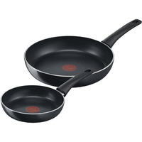 Tefal Set de sartenes Generous Cook, 2 piezas, Juego de sartenes negro