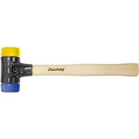 Wiha Martillo de seguridad blando / semiduro negro/Madera