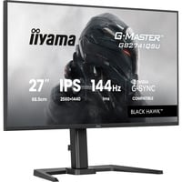iiyama G-MASTER GB2741QSU-B1 pantalla para PC 68,6 cm (27") 2560 x 1440 Pixeles Negro, Monitor de gaming negro (mate), 68,6 cm (27"), 2560 x 1440 Pixeles, Negro