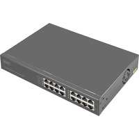 Digitus Inyector PoE Ethernet Gigabit de 8 puertos, 802.3bt, 250W gris