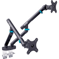 Digitus Soporte de monitor de diseño dual, 2x 35", 2x 10 kg negro