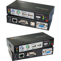 Lindy Extensor KVM Combo Cat.5 300, Switch KVM 