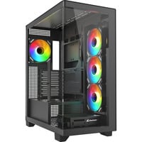 Sharkoon ELITE SHARK CA500 Reacondicionado, Cajas de torre negro