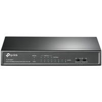 TP-Link TL-SF1008LP switch No administrado Fast Ethernet (10/100) Energía sobre Ethernet (PoE) Negro, Interruptor/Conmutador No administrado, Fast Ethernet (10/100), Bidireccional completo (Full duplex), Energía sobre Ethernet (PoE), Montaje de pared