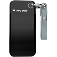 Verbatim Pocket SSD 2 TB USB Tipo C 3.2 Gen 2 (3.1 Gen 2) Negro, Gris, Unidad de estado sólido negro/Gris, 2 TB, USB Tipo C, 3.2 Gen 2 (3.1 Gen 2), 1000 MB/s, 10 Gbit/s, Negro, Gris