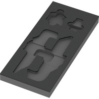 Wera Inserto de espuma para juego de llaves Allen 1, vacío, Depósito negro/Gris