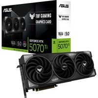 ASUS TUF Gaming TUF-RTX5070TI-16G-GAMING NVIDIA GeForce RTX 5070 Ti 16 GB GDDR7, Tarjeta gráfica GeForce RTX 5070 Ti, 16 GB, GDDR7, 256 bit, 7680 x 4320 Pixeles, PCI Express 5.0