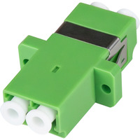 Digitus Acoplador de fibra óptica, dúplex, LC/APC > conector LC/APC, modo único OS2, Embrague verde