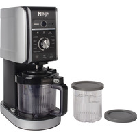 Ninja CREAMi Deluxe Eismaschine NC502EU, Heladera negro/Plateado