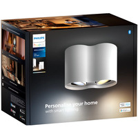 Philips Hue White Ambiance Foco doble de columna, Luz de LED blanco