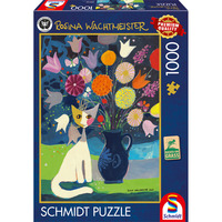 Schmidt Spiele Rosina Wachtmeister: Gato blanco, Puzzle 