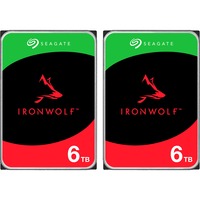 Seagate IronWolf NAS 2 x 6 TB SilentWolf Bundle, Unidad de disco duro 