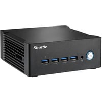 Shuttle Nano PC NT10H5 PC de tamaño 1L Negro 125H Intel® SoC, Barebone negro, PC de tamaño 1L, Mini PC barebone, Intel® SoC, DDR5-SDRAM, PCI Express, 120 W