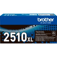 Brother TN-2510XL cartucho de tóner 1 pieza(s) Original Negro 3000 páginas, Negro, 1 pieza(s)