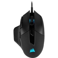 Corsair Nightsword RGB ratón mano derecha USB tipo A Óptico 18000 DPI, Ratones para gaming negro, mano derecha, Óptico, USB tipo A, 18000 DPI, Negro