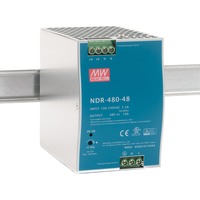 D-Link DIS-N480-48 unidad de fuente de alimentación 480 W Acero inoxidable 480 W, 90 - 264 V, 47 - 63 Hz, 2.4 - 4.8 A, 16 ms, 92,5%