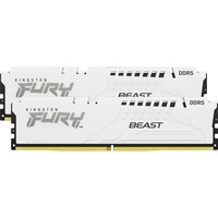 Kingston FURY FURY Beast 32GB 5600MT/s DDR5 CL36 DIMM (Kit de 2) White EXPO, Memoria RAM blanco, 32 GB, 2 x 16 GB, DDR5, 288-pin DIMM