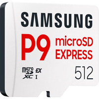 Samsung P9 Express 512 GB microSDXC, Tarjeta de memoria blanco