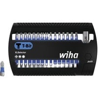 Wiha Juego de puntas XLSelector T-Bit 25mm, 31 piezas, Conjuntos de bits negro/Azul
