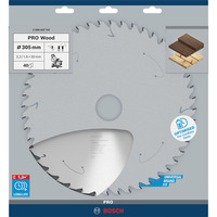 Bosch 2 608 837 741 hoja de sierra circular 30,5 cm 1 pieza(s) Madera noble, Madera blanda, 30,5 cm, 3 cm, 1,6 mm, 5000 RPM, 2,2 mm