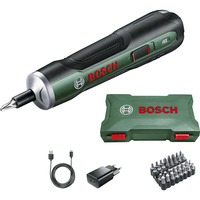 Bosch PushDrive Verde, Destornillador verde, Verde, 5 Nm, 2,5 Nm, 5 Nm, Batería, 3,6 V